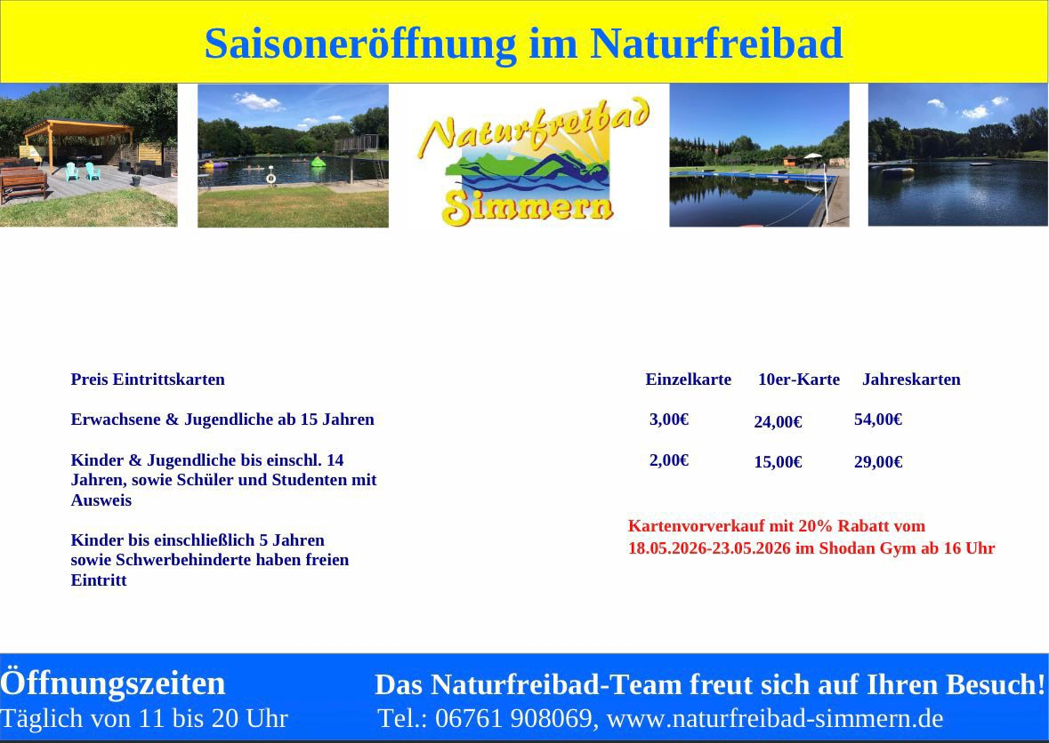 Sauna am Naturfreibad Simmern